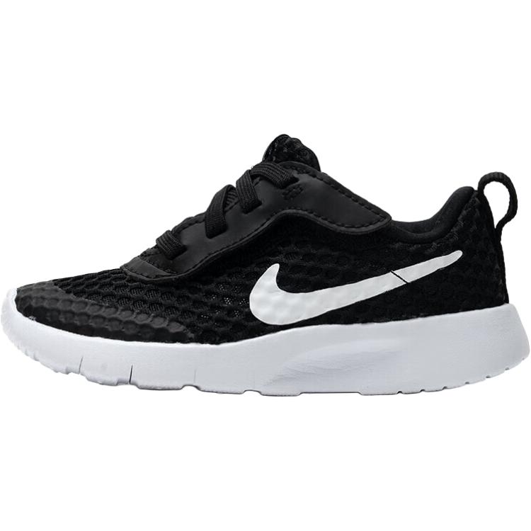 Nike Tanjun Easy On Fashion Comfortable Slip Resistant Breathable Low Top Walker Shoes Kids sneaker Black White HQ2707001
