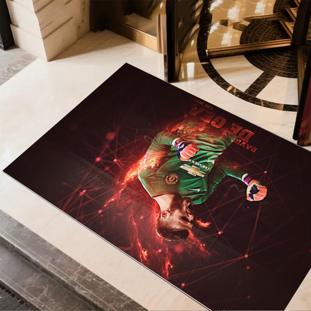 Brazilian Footballer Action Floor Rug Office Rug Suitable for Balcony Kitchen Living Rooms Entryway Anti-slip Rug Office home decor
