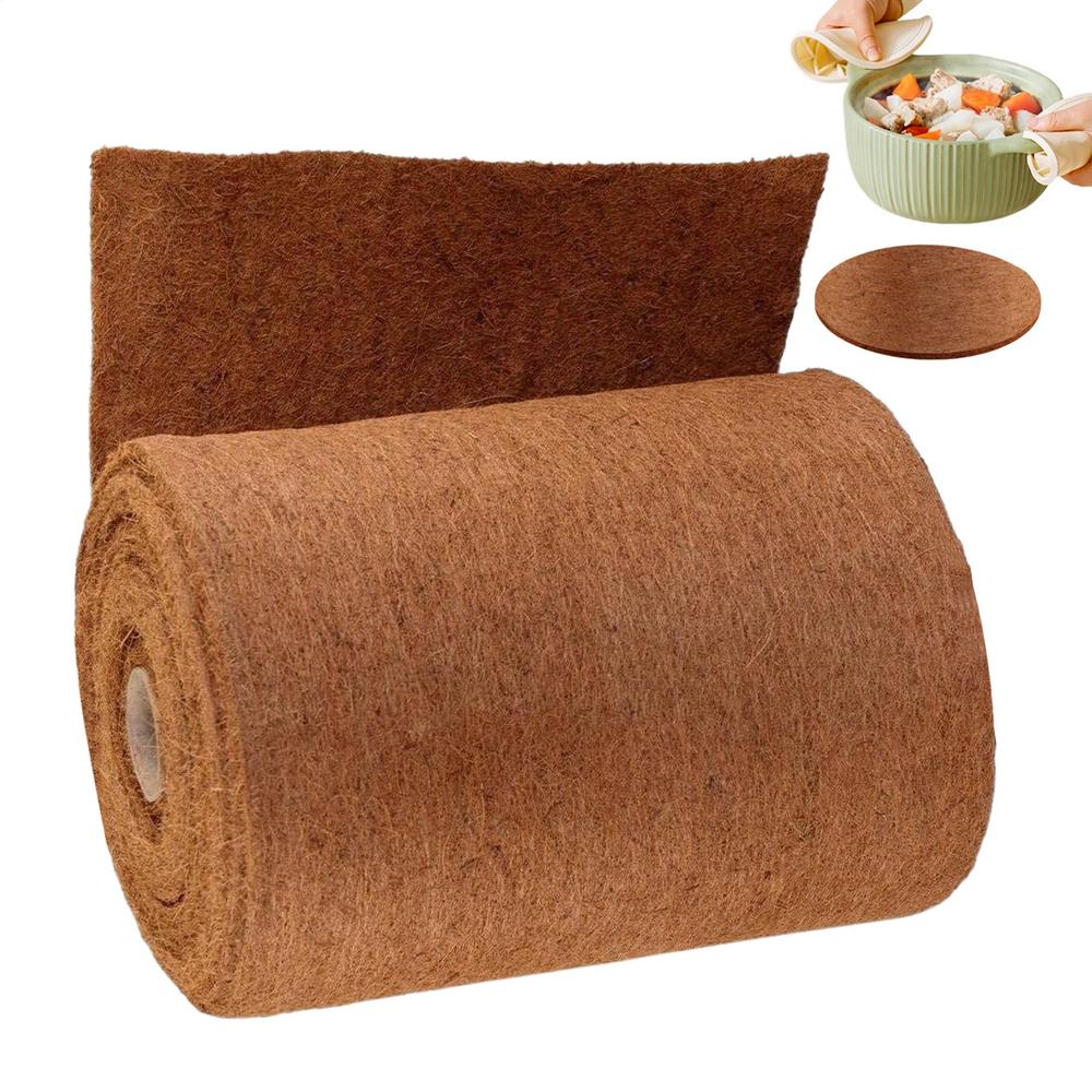 Coco Liners For Planter Safe Breathable Carpet Roll Coco Liner Roll For Grow Indoor Garden Planting Outdoor Potting House