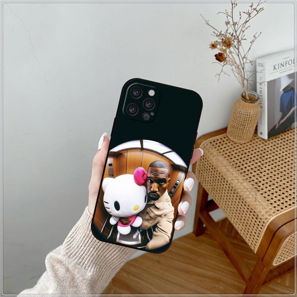 Cute Funny Kanye West Ye Phone Case For Apple iPhone 15 14 16 13 12 11 Pro Max Mini 8 7 X XR SE Silicone Shockproof Back Cover
