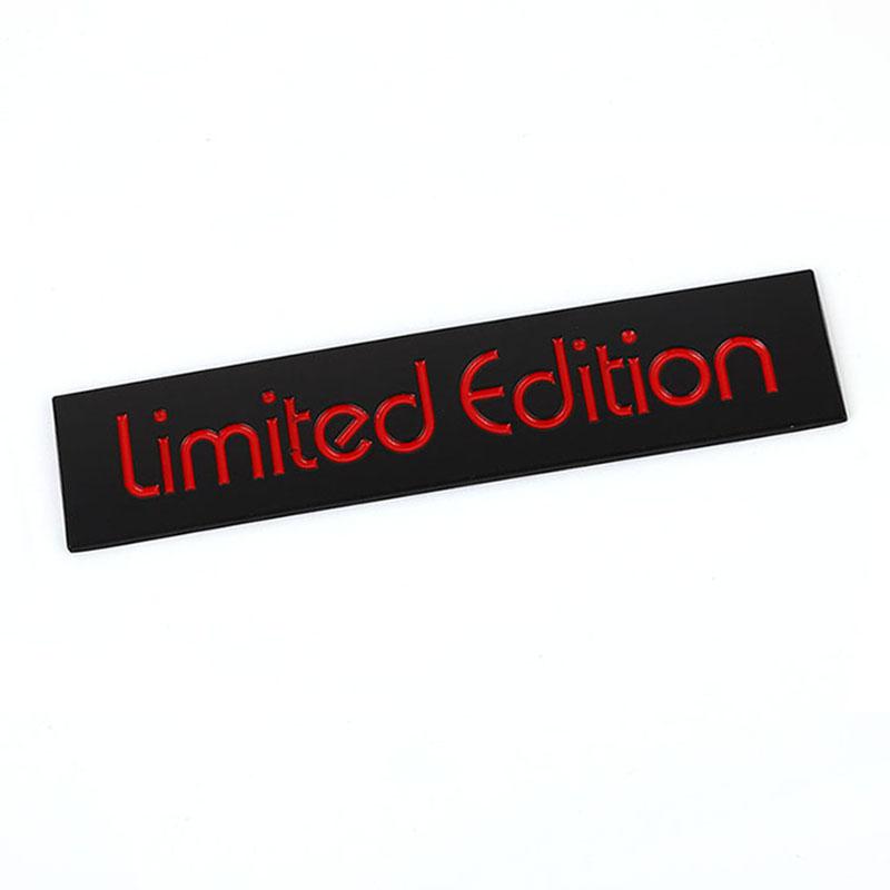 3D Metal Car Sticker Limited Edition Emblem Badge Decal Styling Accessories