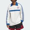 adidas Originals Basketball Court Stripe Loose Casual Long Sleeve Polo Shirt Unisex Tops KB7521