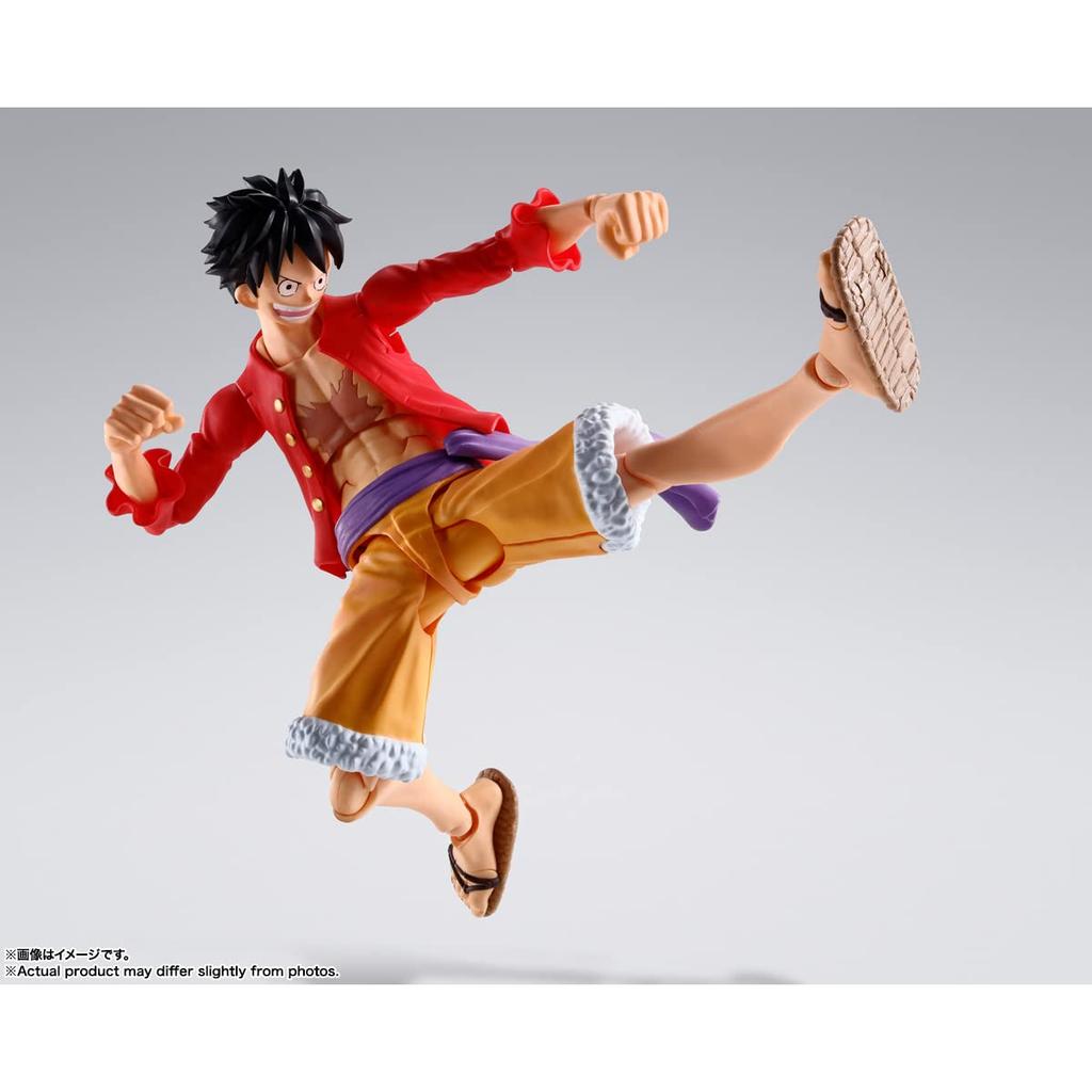 TAMASHII NATIONS S.H. Figuarts ONE PIECE Monkey D. Luffy - Onigashima Raid 145mm Painted PVC Action Figure