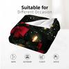 Dark Pine Red Bow Fairy Light Anime Cartoon Flannel Blanket Soft Warm Throw for Bedroom Sofa Car Kids Holiday Gift