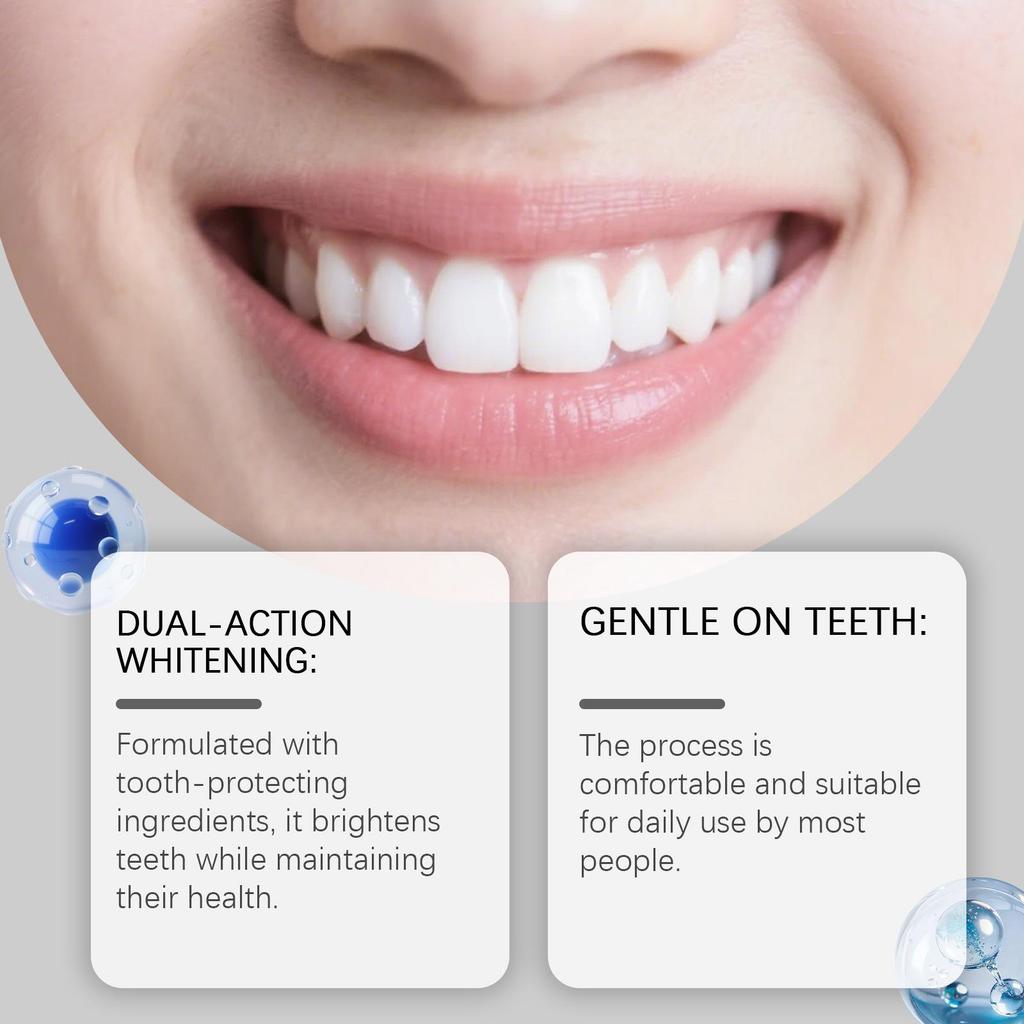 Feimuko Shiny Purple Teeth Whitening Strips - Gentle Daily Surface Clean & Fresh Shine