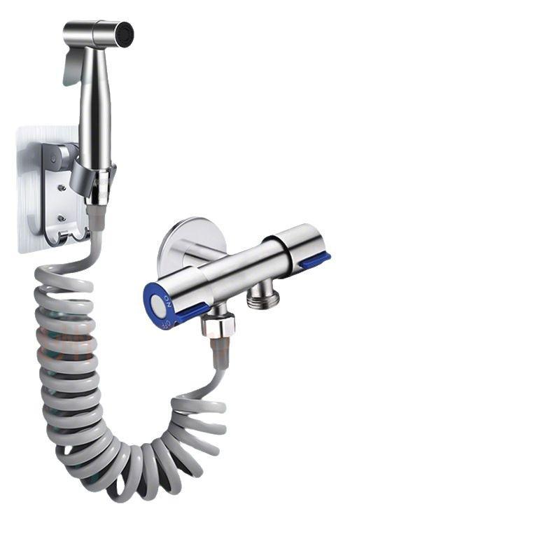 304 Stainless Steel High-Pressure Bidet Spray Gun for Toilets