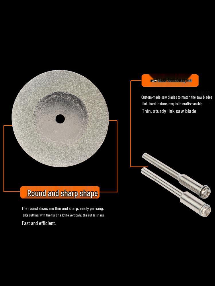 Carborundum Small Cutting Disc for Electric Grinders - Ideal for Caulking, Glass, Jade Polishing, and Grinding.