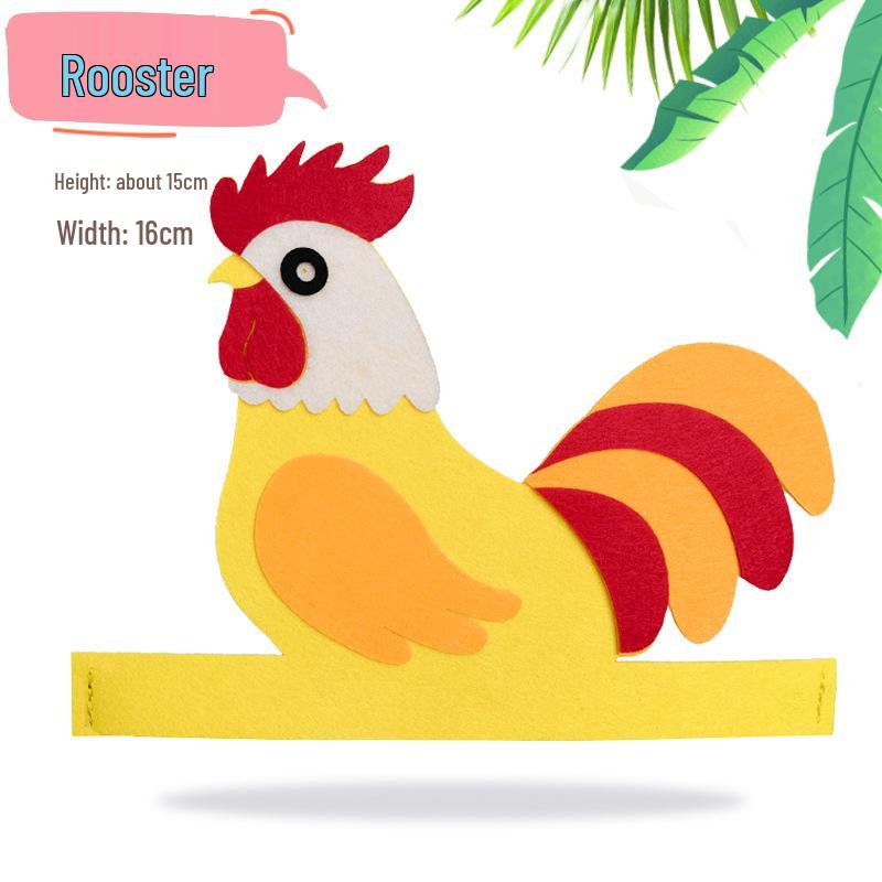 Flickering Halloween Cartoon Animal Hat for Kids & Adults - Perfect for Parent-Child Performances & Costumes