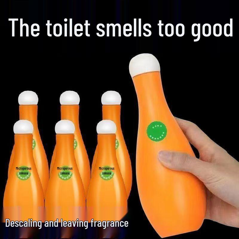 

Bowling Blue Bubble Toilet Cleaner: Odor Elimination, Fragrance, Scale & Stain Removal, Deodorizer 90G Small Bottle