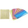 10Pcs 20 Holes Embroidery Floss Organizer Stackable Design Thread Winding Board  For Cross Stitch