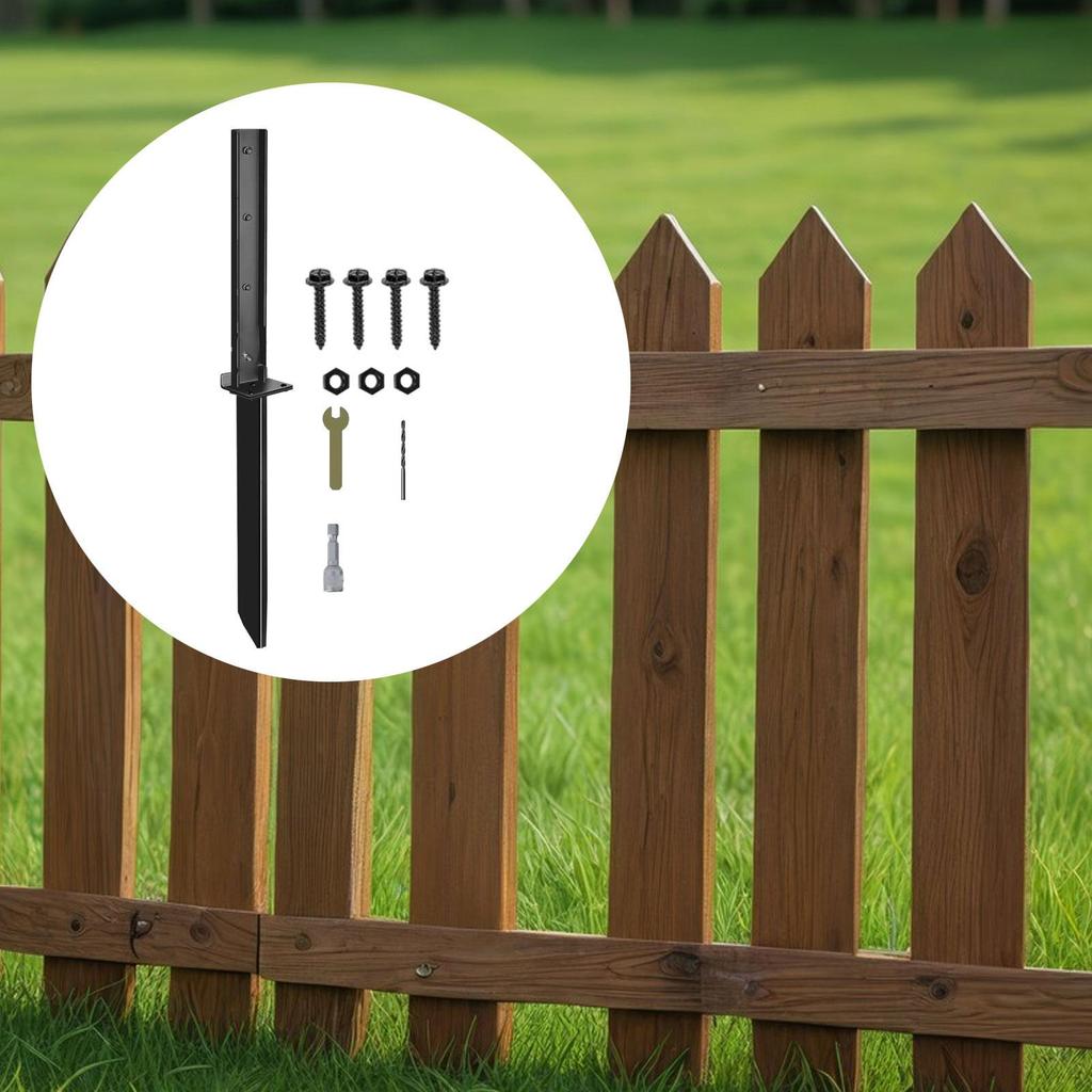 Durable Fence Post Support Kit for Yard Installation