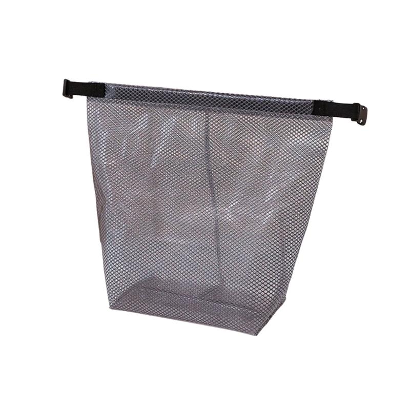

Водонепроницаемая сетчатая сумка для хранения для пляжа, путешествий, спортзала, милые органайзеры с пескозащитным дизайном S светло-серый