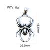 Viking retro spider pendant - trendy punk style party necklace