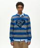 ADSB ANDERSSON BELL 26 Boys Heart Message Crew-Neck Sweater Atb1618M(Blue/Grey)
