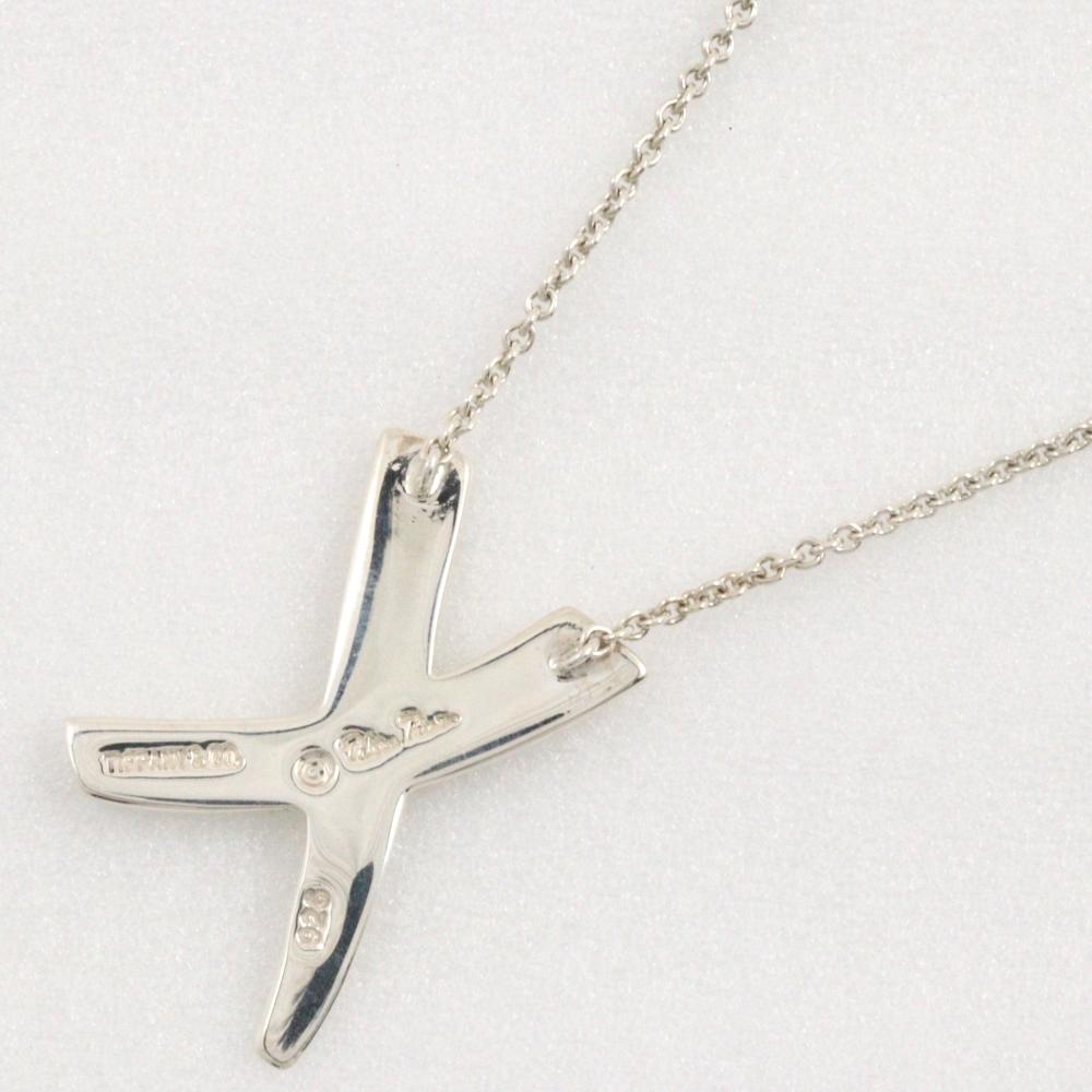 TIFFANY&Co. Kiss Large Necklace Paloma Picasso Silver925 5.8g Women Used