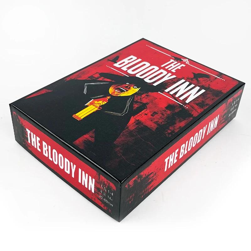 THE BLOODY INN Chinese Edition Strategy Board Game with Card Hand Management for Party Tabletop Fun