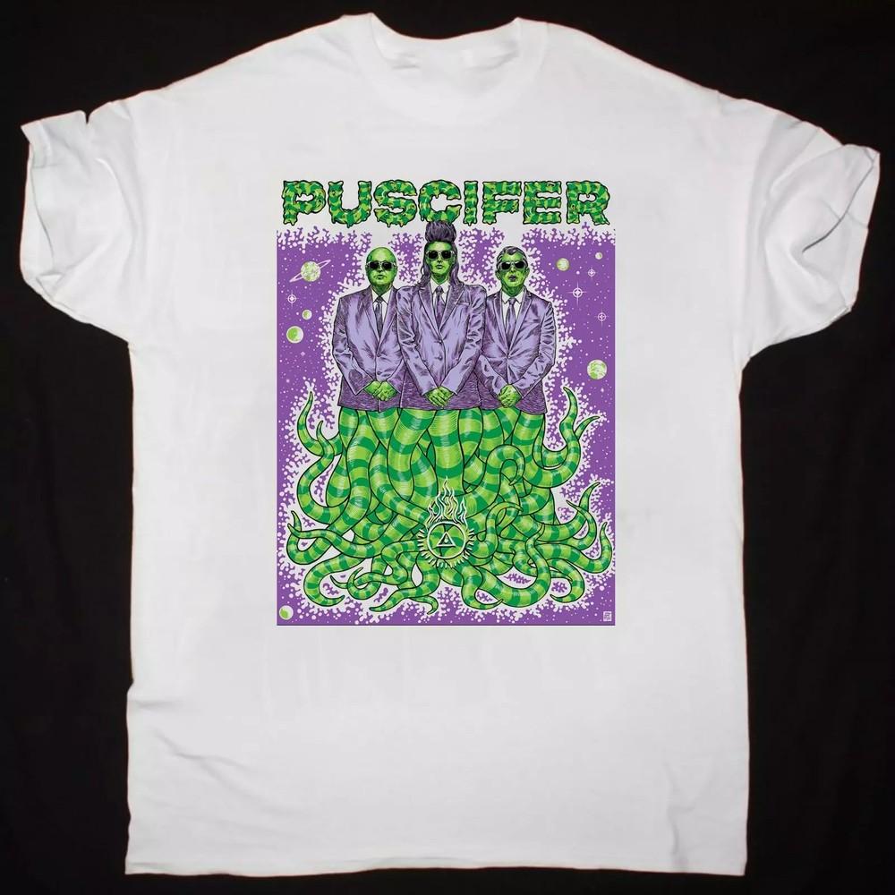 Puscifer Band Music White T-Shirt Cotton Unisex S-234XL RD241 Unisex T-Shirt XL