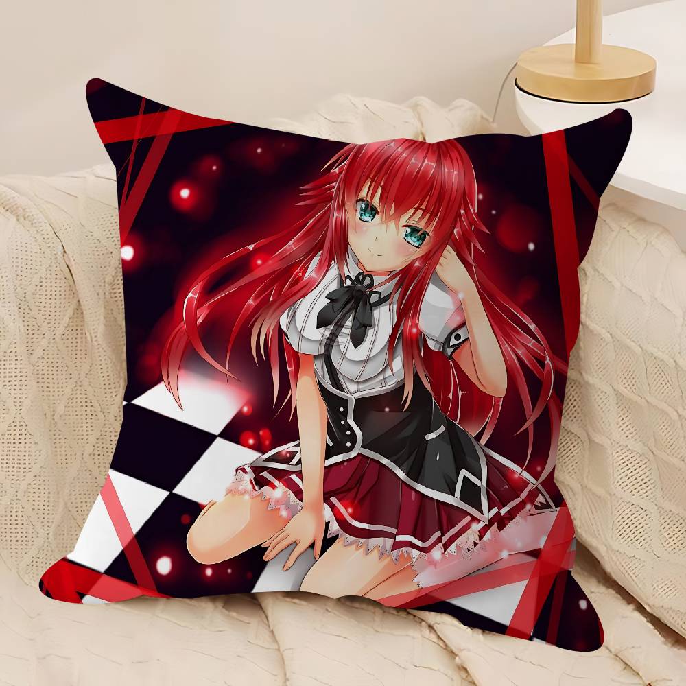Anime H-High School DxD Pillow Cushion Cover Pillowcase Living Room Sofa Home Decor Customized
