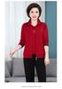 Women's Plus Size Casual Sports Suit - Spring/Autumn Loose Three-piece Set for Middle-aged Moms