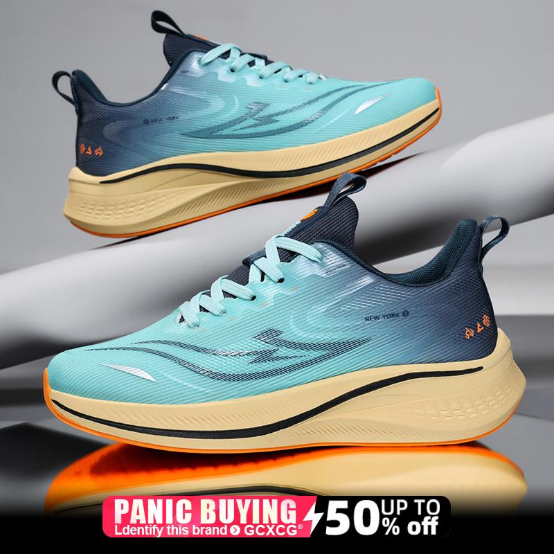 

Running Shoes Carbon Board Speciality Marathon Men Sports Breathable Lightweight Women s Comfortable Athletic Nonskid Sneakers 38 синій