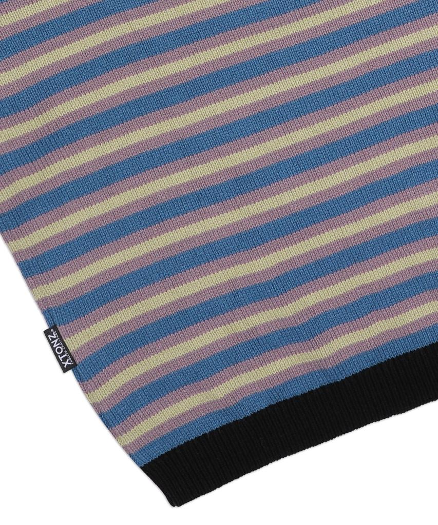 XTONZ Xtk162 Sunset Stripe Pullover Knit (Blue)