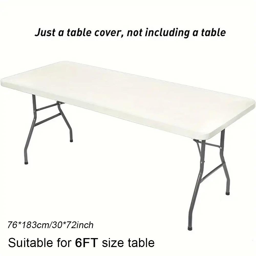 1Pcs Elastic Fitted Rectangular Tablecloth  For Home Parties Banquets Picnics Wedding Decorations