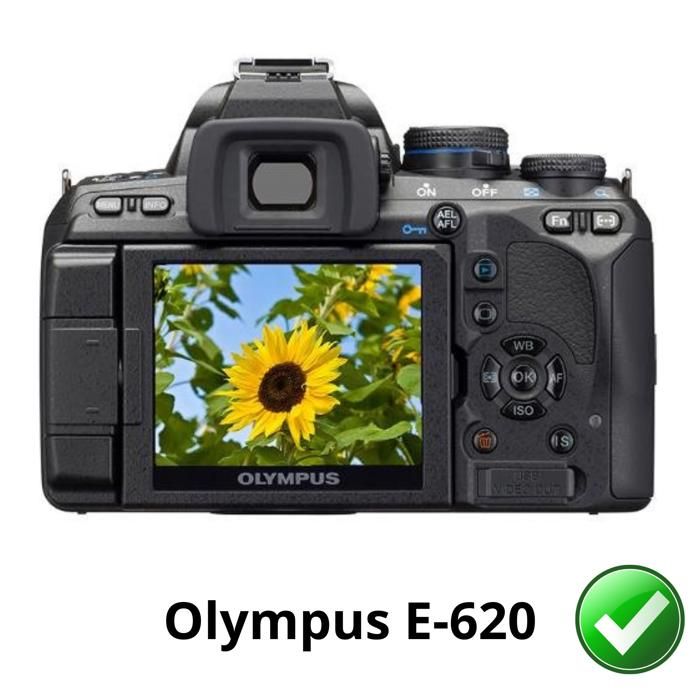 Protection écran - Phonillico - Olympus E-620 - Pack de 2 - Film Plastique Résistant - Ultra Mince