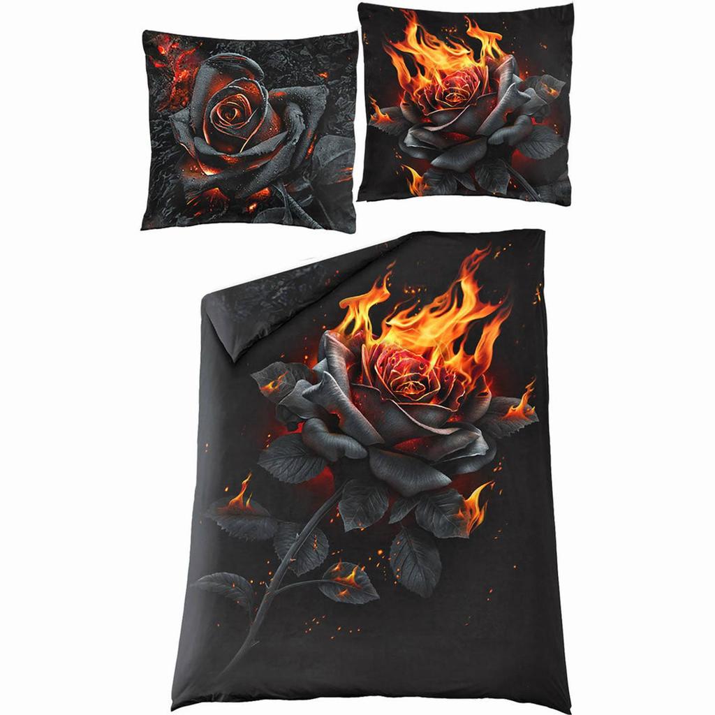 Spiral Direct Burnt Rose Duvet Cover Set