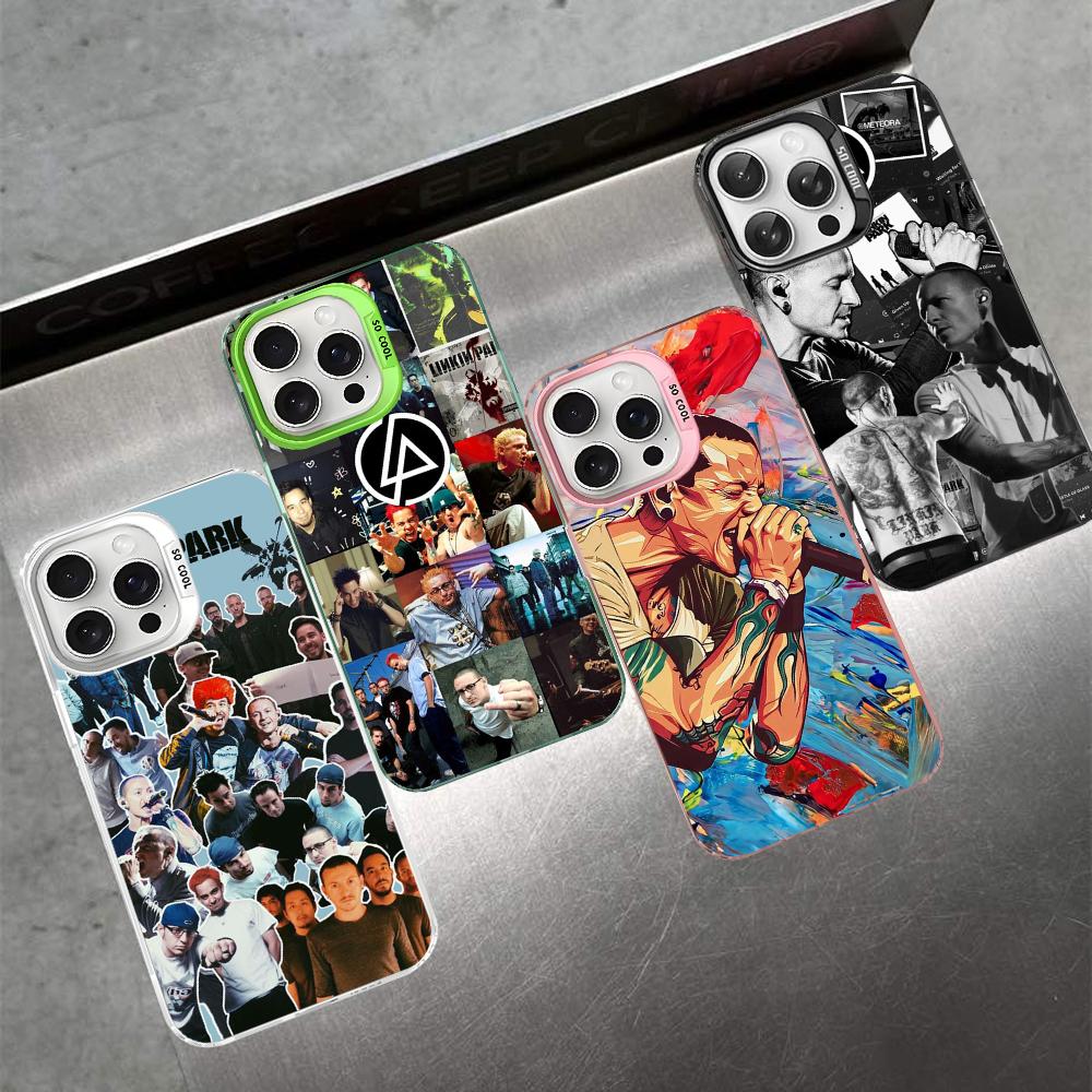 L-Linkin Meteora P-Park Phone Case For IPhone 16 15 14 13 12 11 Pro Max X XR XSMAX 8 7 Plus Matte Shockproof Back Cover