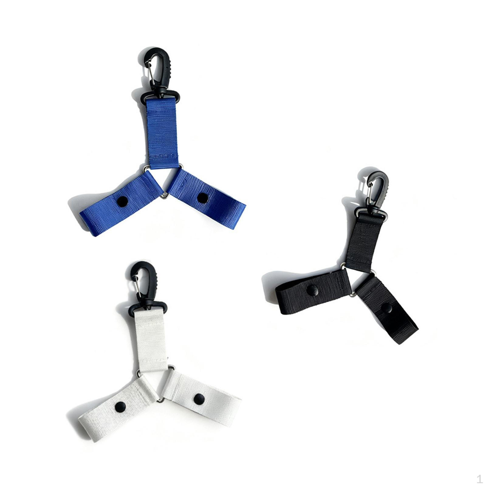 3x Cheerleader Pom Poms Holder Straps Cheer Bow Nylon Easy to Use Cheerleading Accessories