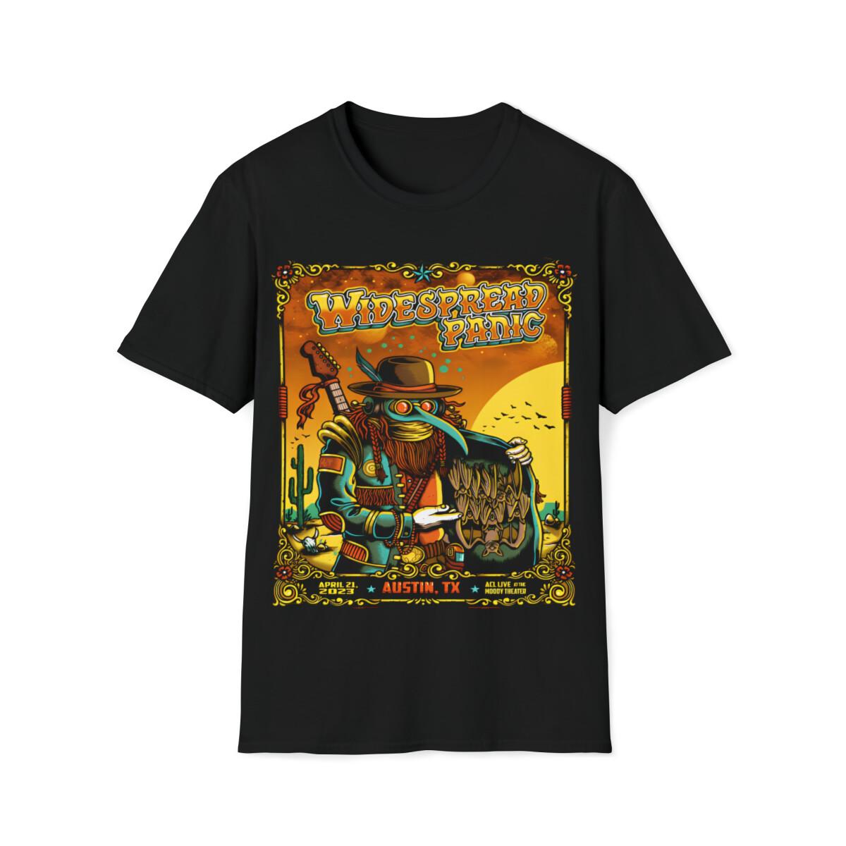Унисекс футболка из мягкого хлопка. Widespread Panic, Остин, Техас XL