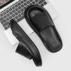 Hausschuhe Herren Sommerbekleidung trendige Sandalen Ausgehen coole Hausschuhe rutschfeste Plateau Strandschuhe 471228 schwarz-J