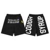 Herren Freizeitshorts mit auffälligem Buchstabenaufdruck Lockerer Schnitt Atmungsaktive Baumwolle Kurze Hosen Jugend