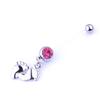 Flexible Pregnancy Maternity Baby Feet Boy Girl Belly Bar Navel Ring Piercing