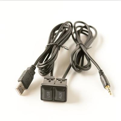 New Car Dashboard Mount AUX USB Port Panel Auto Boat USB Extension Cable Adapter