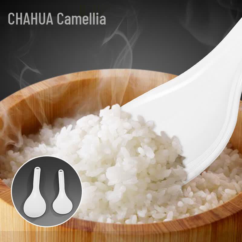 Camellia Plastic Rice Scoop & Paddle 4-Piece Set