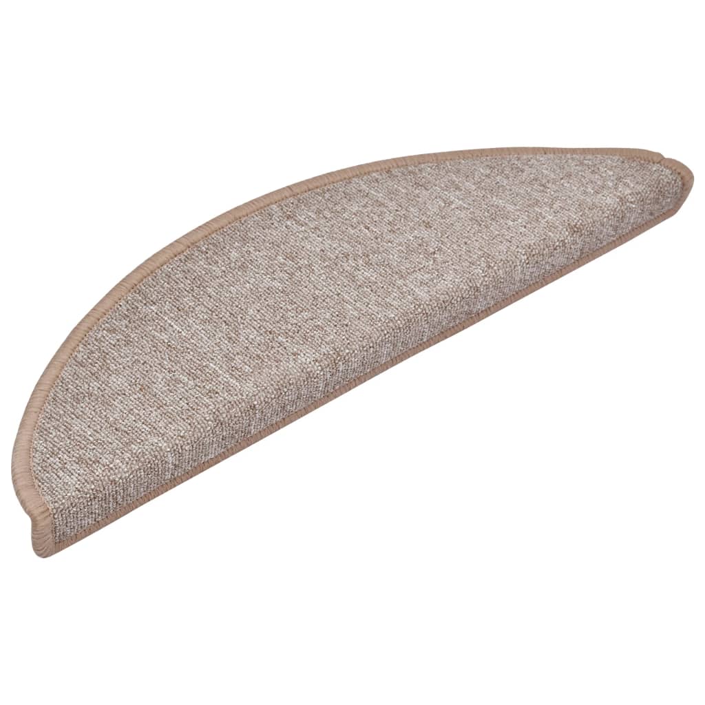 Vidaxl Nakładki Na Schody, 10 Szt., 56X17X3 Cm, Jasnobrązowe