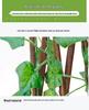 Retractable Grille with Faux Greenery for Balcony or Garden Decoration