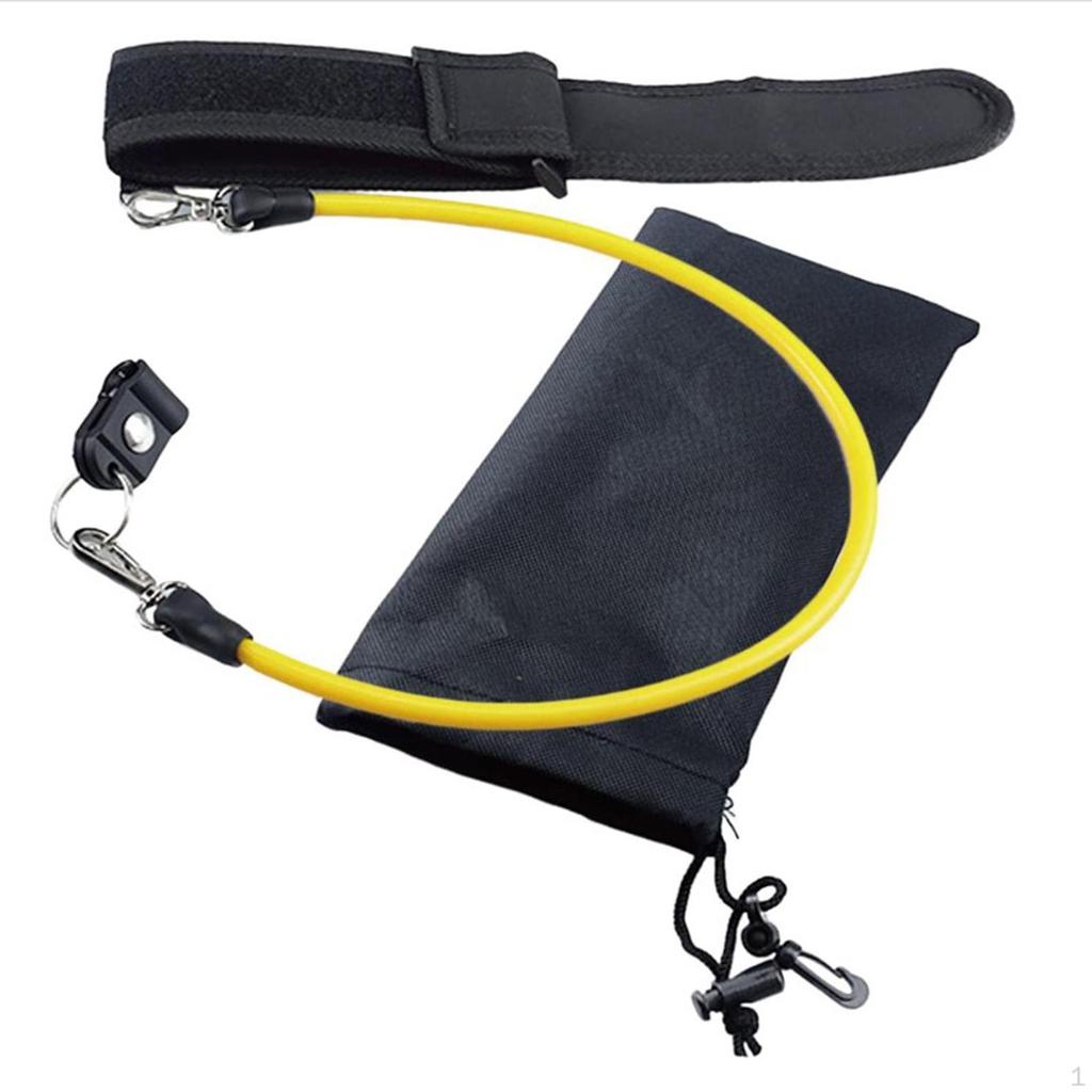 Golf Swing with Adjustable Resistance Rope and Protective Cup Cover
