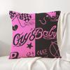 L-Lil Peep H-Hell Boy Pillow Case Natural Linen Organic Fabric Double-Sided Printing Breathable Perfect For Home Decor