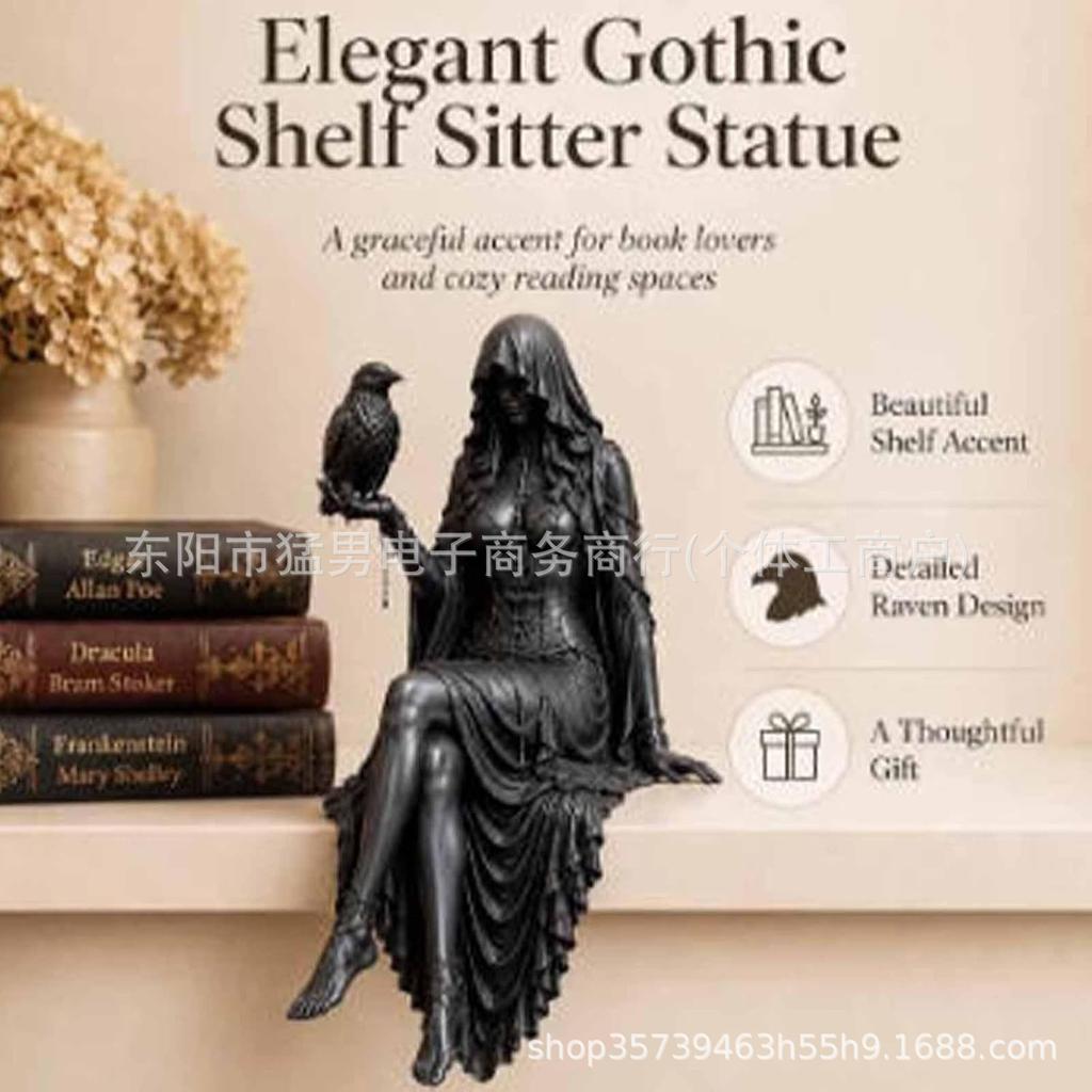 Statua Gotica in Resina per Arredamento Casa