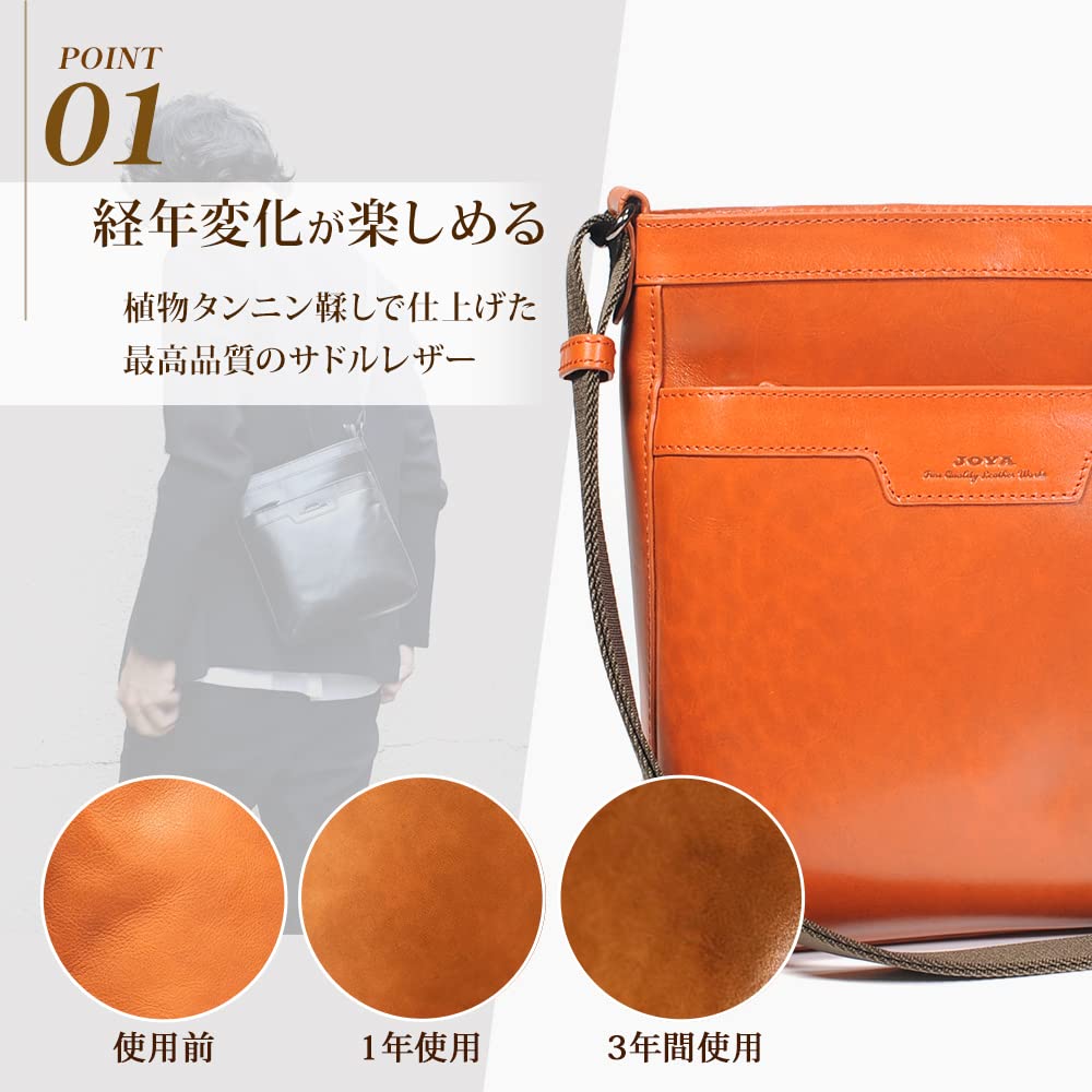 Joya Genuine Leather Smart Briefcase Bag, CAMEL J4521