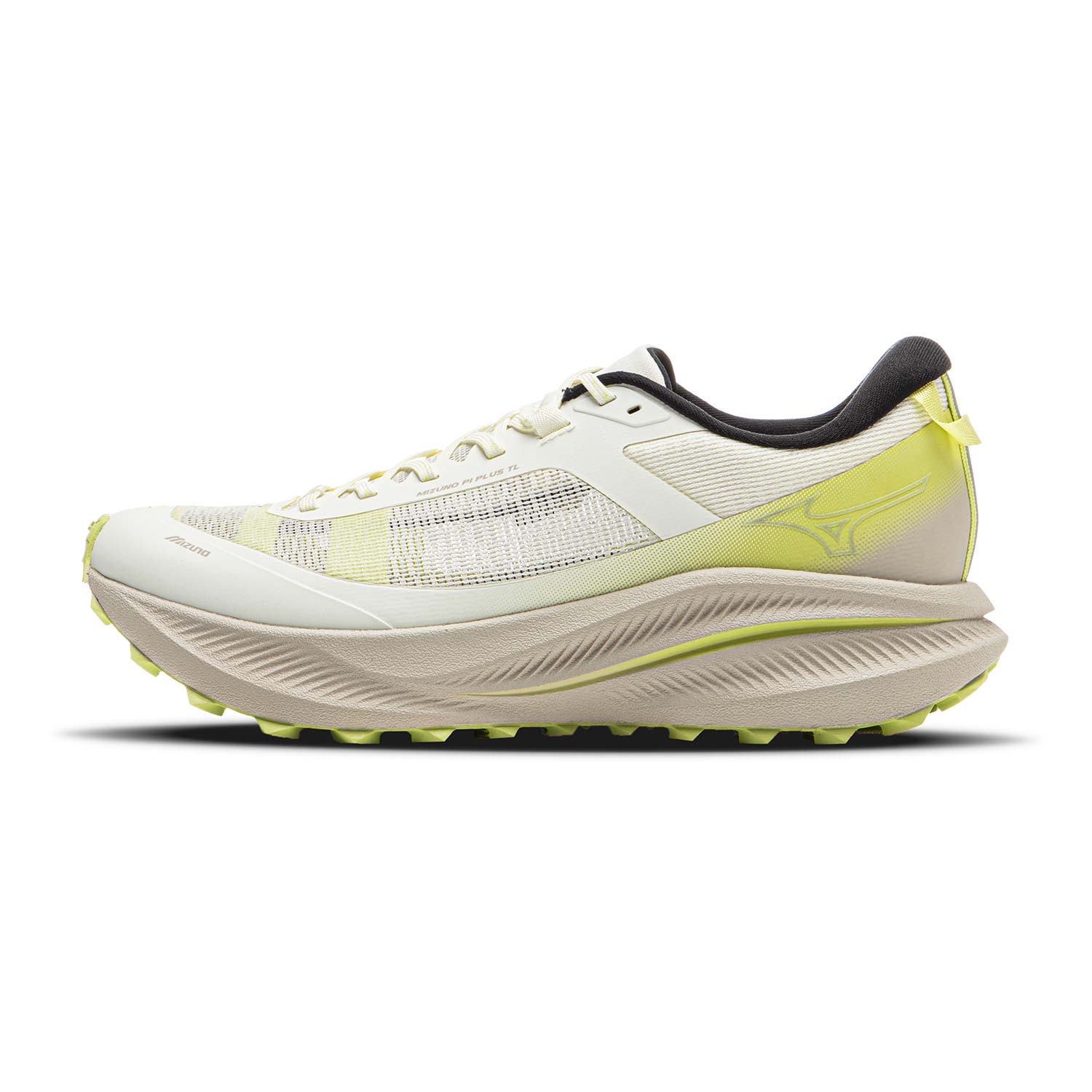 Mizuno PI PLUS TL Unisex Low Top Running Shoes Grey Yellow Fabric Upper D1GH250701 37