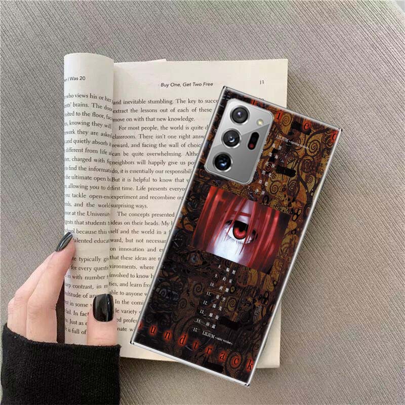 

Lucy Elfen Lied Phone Case For Samsung S24 S23 FE S22 S25 Ultra S21 Plus Galaxy S20 FE S25 Edge Cover Capa Soft TPU Fundas Coque Samsung S20 FE