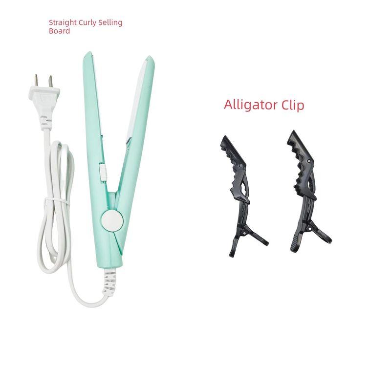 

Cos Wig Hair Trimming Tool Straight Roll Corn Stigma Hair Curler Puffy Hair Hair Root Hair Straightener Straight roll splint 1 + alligator clip 2