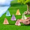 Non-Toxic 10Pcs Mini Resin Gnomes Statues Ornaments Random Color Cute Fairy Miniature Gnome Figurines For Miniature Garden