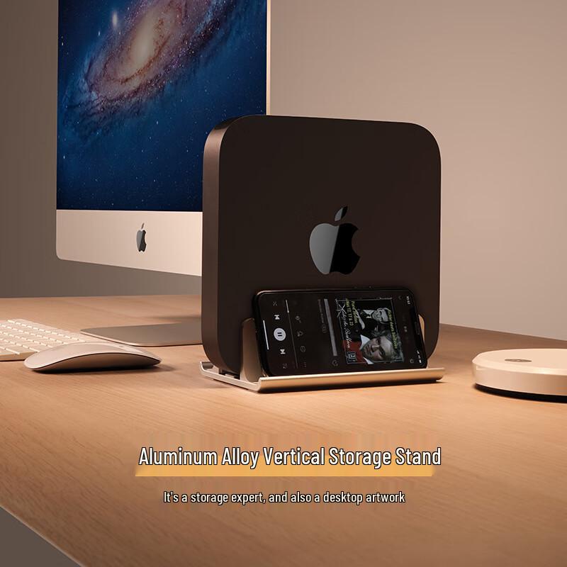 Luwai Aluminum Vertical Stand for Mac Mini & MacBook Pro