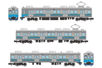 TOMYTEC Railway Collection Tetsuro Izukyu 8000 Series TA-6 Formation 3-Car Set E Diorama Supplies 335207