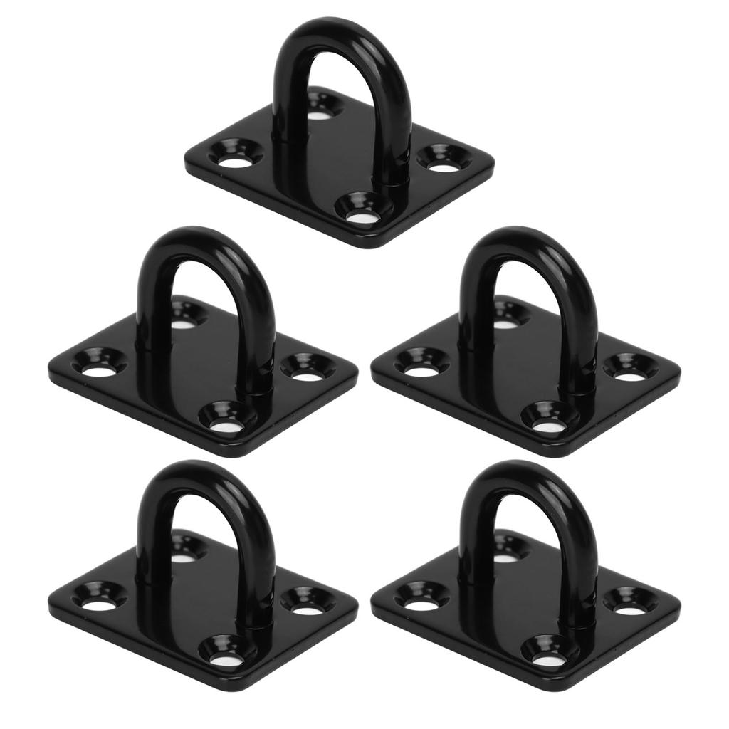5Pcs Thickened Stainless Steel Ceiling Hook Reinforced Load Bearing Door Buckle Fixing Buckle