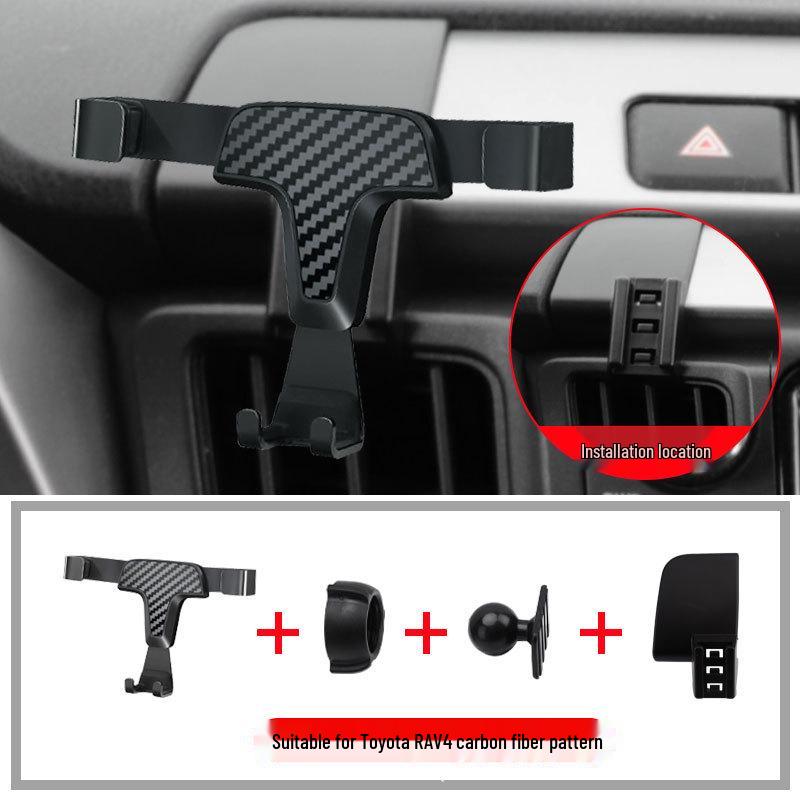 Wireless Charging Phone Holder for Toyota RAV4, Prado, and Land Cruiser